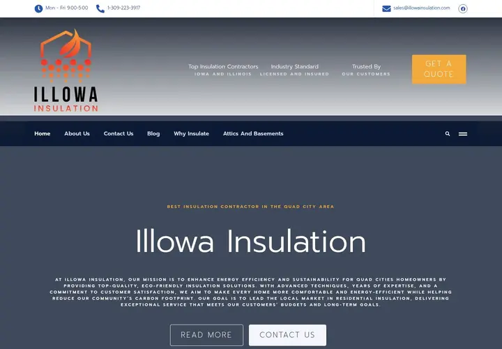 Illowa Insulation website