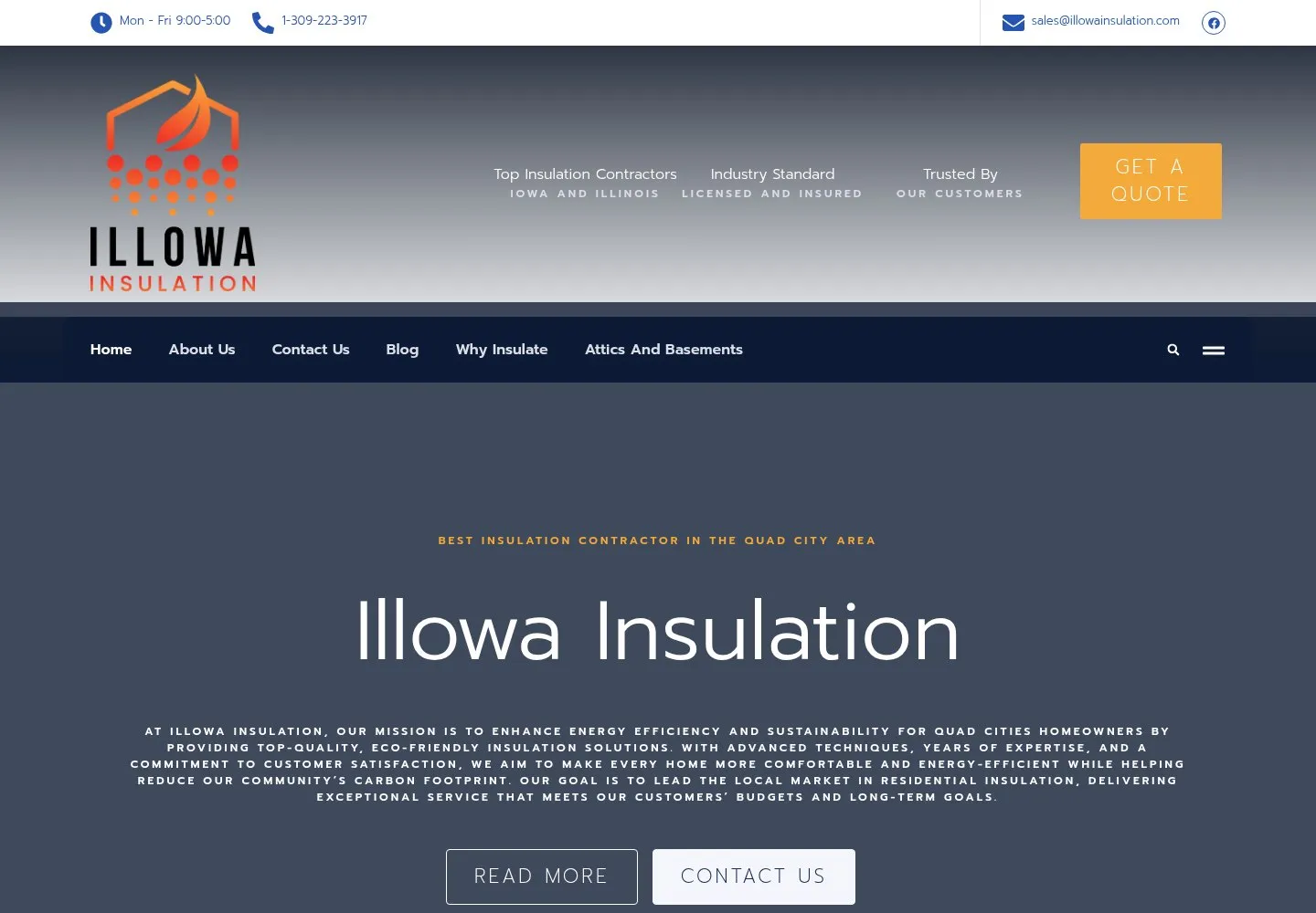 Illowa Insulation website